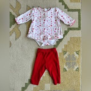 Kissy Kissy heart matching set